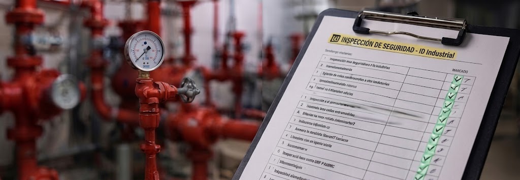 Inspección de seguridad de sistema contra incendio industrial