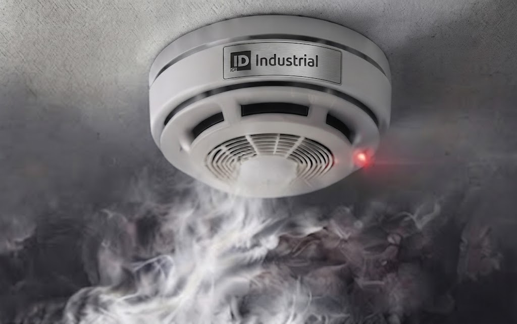Sensor de humo para detección temprana de incendios en nave industrial