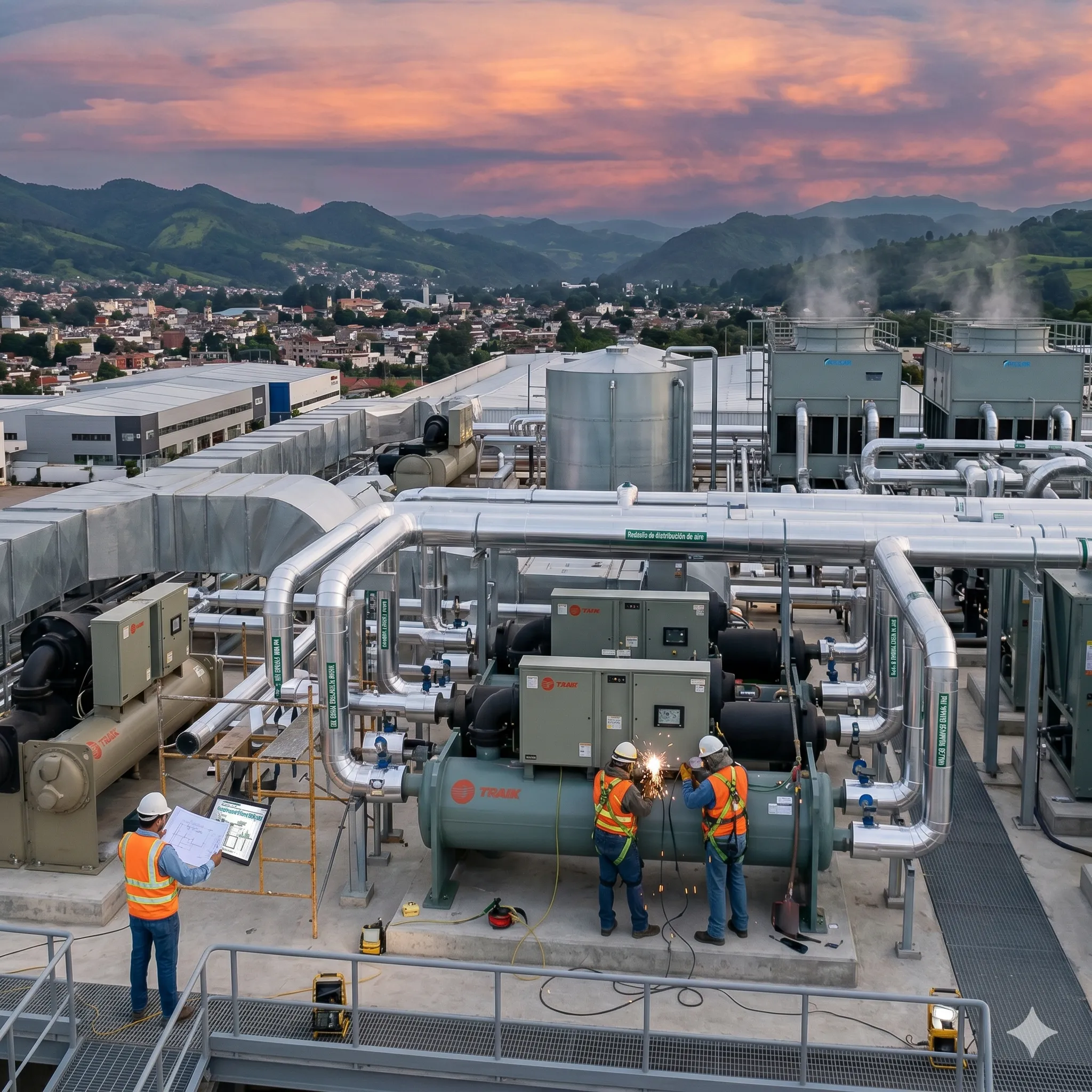 Sistemas de climatización industrial HVAC