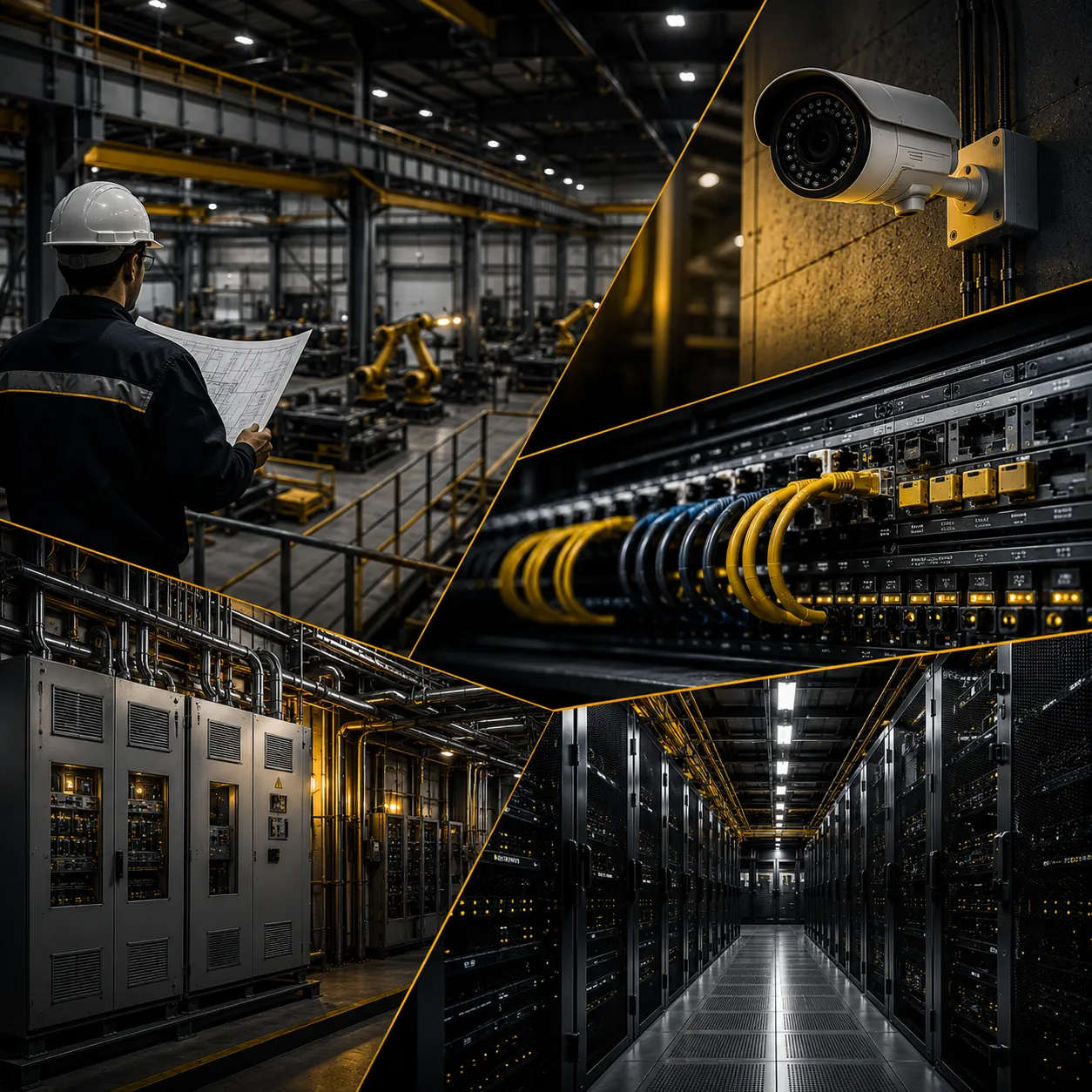 Instalación de cableado estructurado industrial